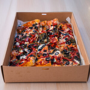 Vegetarian Pizza Box